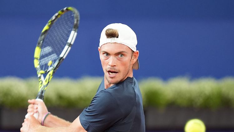 Maximilian Marterer holt im Davis Cup gegen Chile den nächsten Punkt für die deutschen Tennis-Herren.