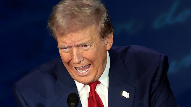 Donald Trumps Aussagen im TV-Duell mit Kamala Harris riefen sogar das deutsche Außenministerium auf den Plan.