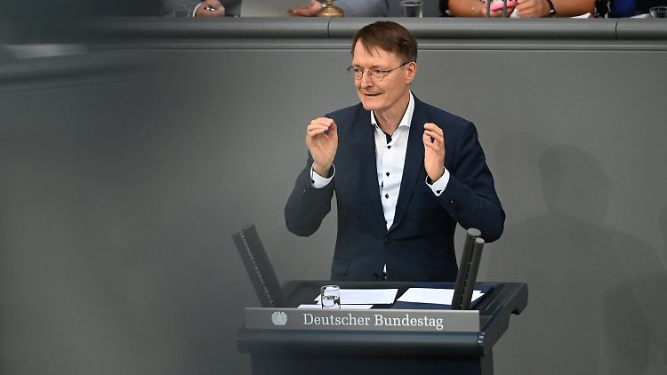 "In der Gesundheitspolitik funktioniert die Ampel", sagt Karl Lauterbach.