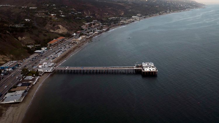 Der berühmte Pier von Malibu.