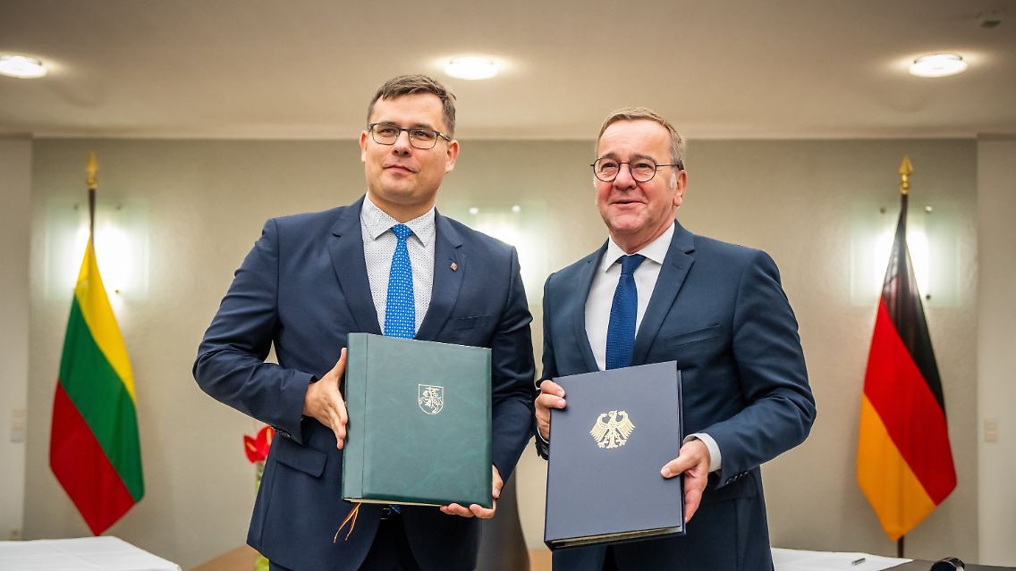 Die Verteidigungsminister beider Länder haben das Abkommen besiegelt.