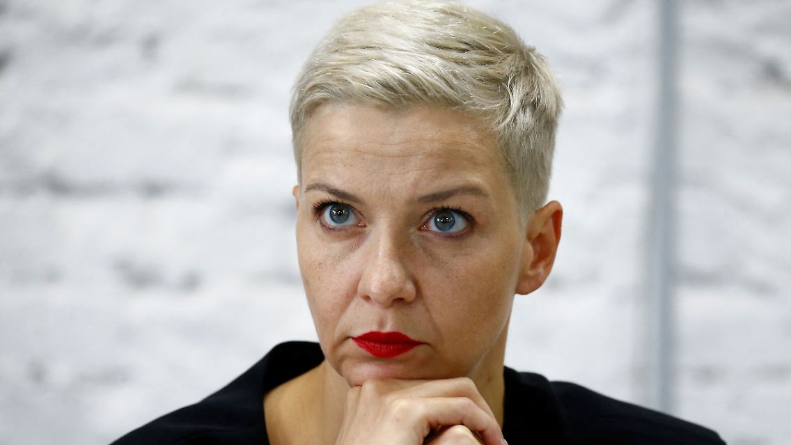 Maria Kalesnikawa in Minsk vor vier Jahren.