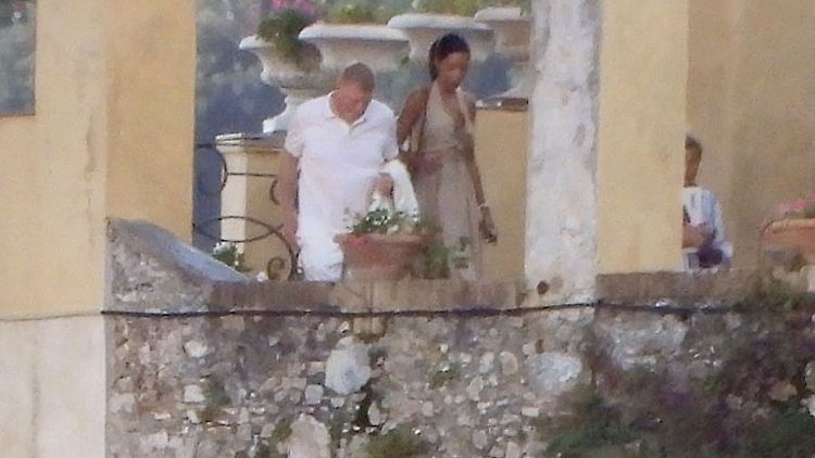 Mit dem Kloster Cervara besuchten die beiden auch den angeblichen Ort ihrer Trauung.