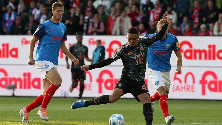 Jamal Musiala traf gegen Kiel nach 14 Sekunden.