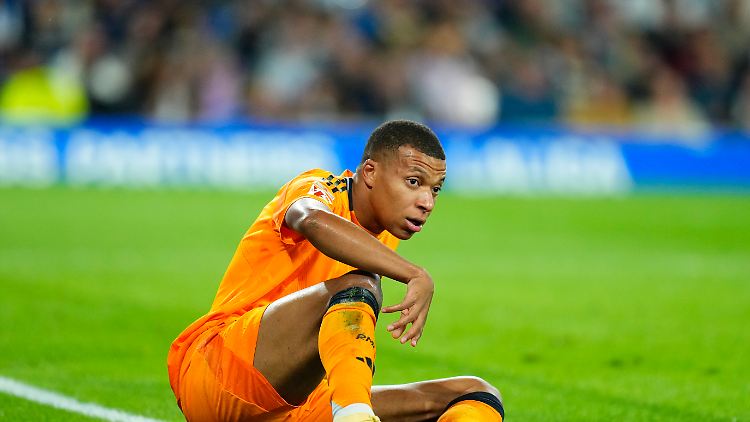 Kylian Mbappé musste mit seinen Teamkollegen leiden.