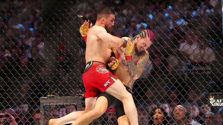 Merab Dvalishvili machte 25 Minuten Druck auf Champion Sean O'Malley.