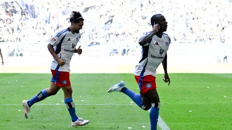 Dompe bejubelt das 3:0.