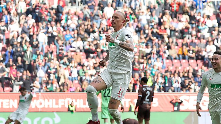 Unleash the Wolf, schrieb Augsburg nach der Verpflichtung von Marius Wolf. Gegen den FC St. Pauli war es nun so weit.
