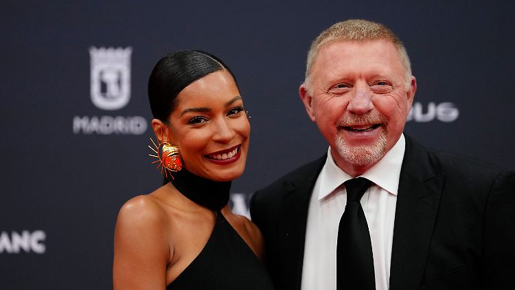Lilian de Carvalho Monteiro und Boris Becker auf einer Veranstaltung im Frühjahr diesen Jahres.