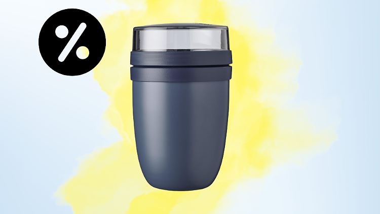 Der isolierte Lunchpod von Mepal eignet sich prima für Joghurt, Müsli oder Suppe.