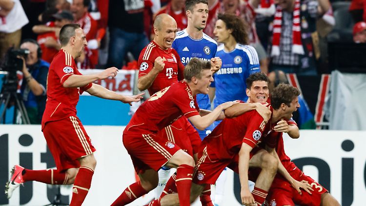 Glückseligkeit für drei Minuten: Thomas Müller bringt den FC Bayern in Führung.