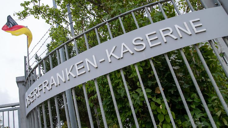Die Oberfranken-Kaserne im bayerischen Hof. 