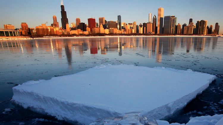 Vor allem Chicago war von dem Schneesturm betroffen.
