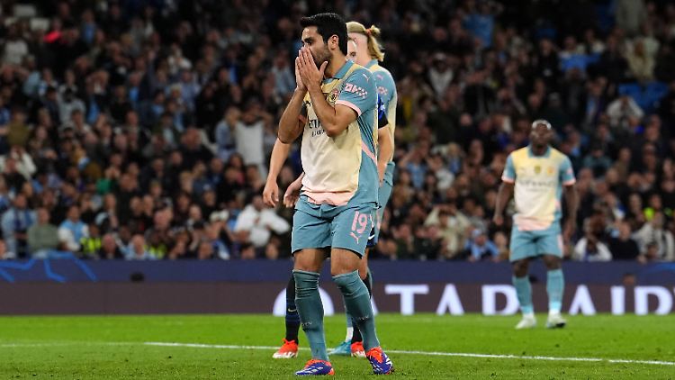Konnte es nicht fassen: İlkay Gündoğan vergab zweimal spät per Kopf gegen Inter.