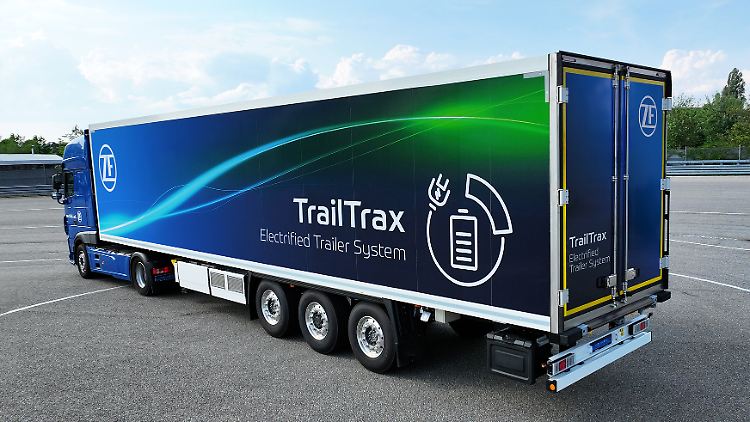 Mit dem TrailTrax zeigt ZF eine Möglichkeit auf, Diesel-Lkw zu hybridisieren und damit sparsamer zu machen.