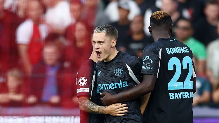 Fühlt sich wohl in der Champions League: Florian Wirtz.