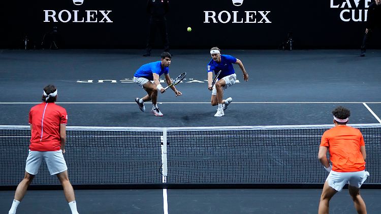Alexander Zverev und Carlos Alcaraz hatten das Nachsehen gegenüber Ben Shelton und Taylor Fritz.