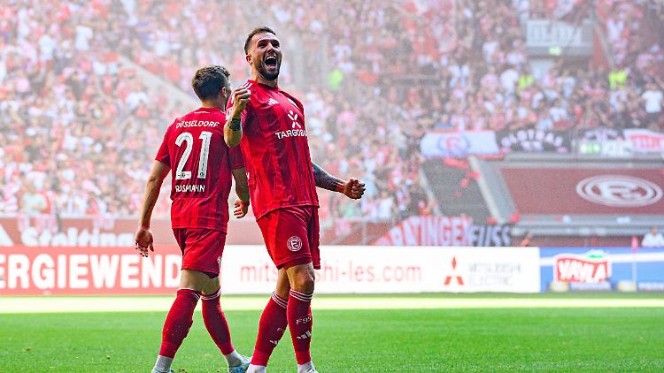Fortuna Düsseldorf rettete einen Punkt im Rheinderby.