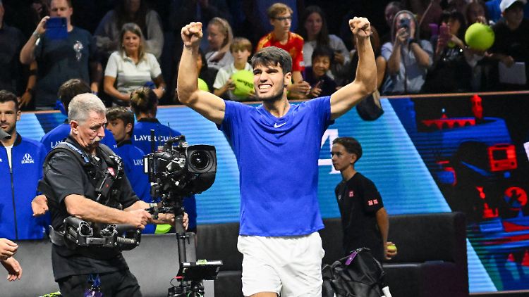 Carlos Alcaraz brachte Team Europa zurück.