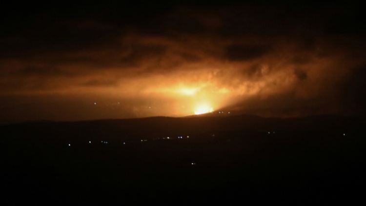 Eine Explosion im Libanon.