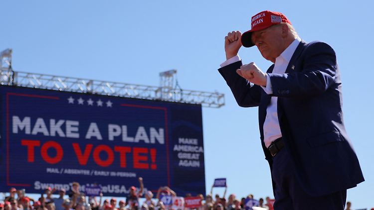 Trump konzentriert sich lieber auf seine Wahlkampfveranstaltungen. 