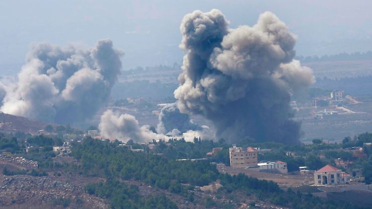 Vorwiegend mit Angriffen aus der Luft geht Israel gegen die Hisbollah vor.