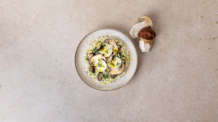 Steinpilzrisotto ist ein überzeugender und leckerer Klassiker der Südtiroler Küche.