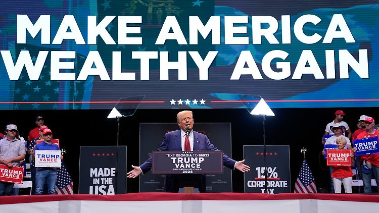 Trump will US-Unternehmen wieder ins Land zurückholen. 