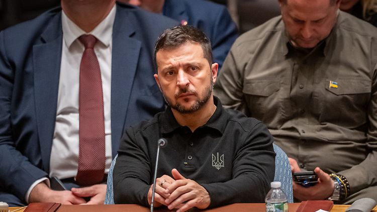 Nimmt vor dem UN-Sicherheitsrat Krieg und Frieden in den Blick: Wolodymyr Selenskyj. 