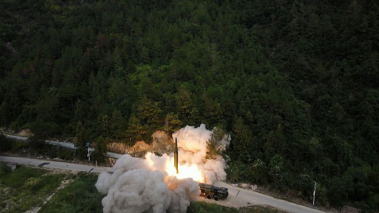 Laut dem Verteidigungsministerium in Peking handelte es sich bei dem Raketentest um eine Routineübung.