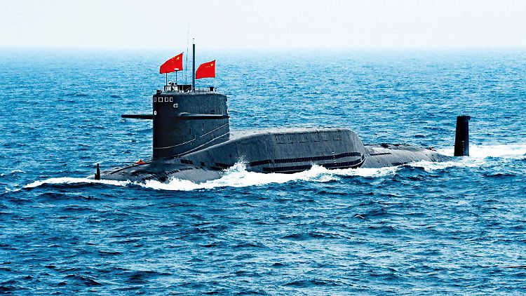 Ein nuklearbetriebenes U-Boot der chinesischen Marine.