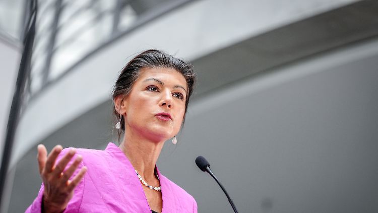 Kann sich auch vorstellen, als Kanzlerin zu kandidieren: Sahra Wagenknecht.