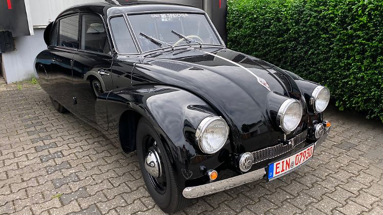 Mit seinem dreiäugigen Gesicht mutet der Tatra T87 gewöhnungsbedürftig an.