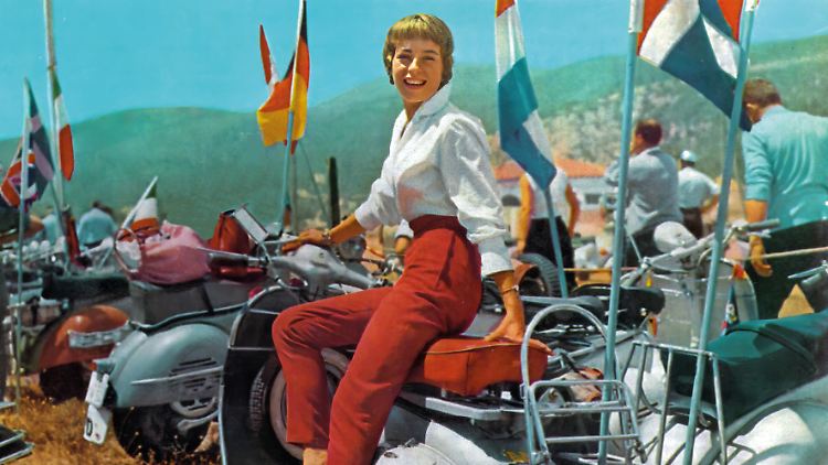 Christa Solbach 1957 in Barcelona.