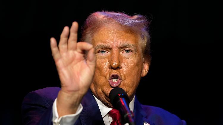 Wahlkampfthema Migration: Nachdem Harris die Grenze zu Mexiko besucht hat, reagiert Trump extrem gereizt. 