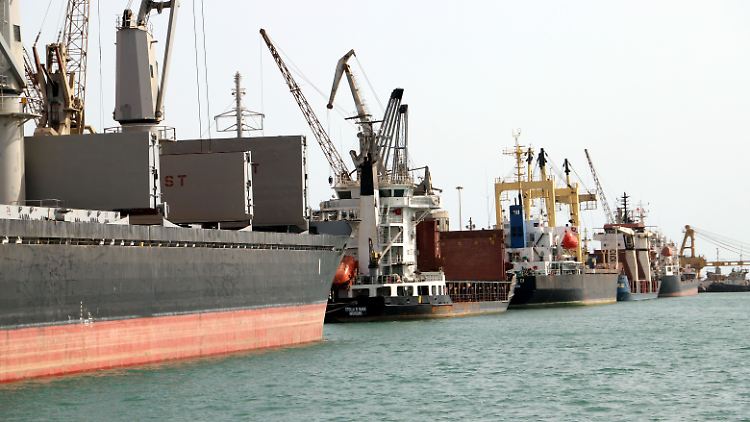Auch der Hafen von Hudaida soll getroffen worden sein. (Archivbild)