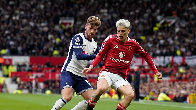 Timo Werner und seine Hotspur verpassten Man United eine schmerzhafte Niederlage.