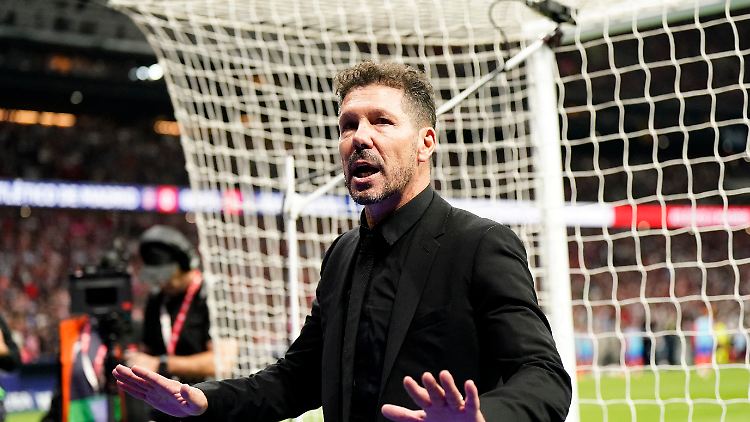 Diego Simeone beruhigte die Fans von Atletico.