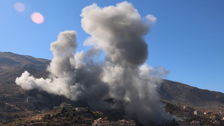 Israel fliegt seit einer Woche Angriffe gegen Ziele im Libanon, vor allem im Süden des Landes.