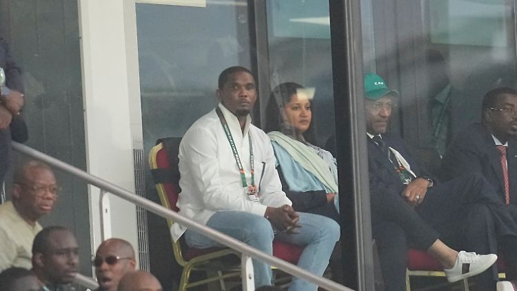 Samuel Eto'o beim Afrika-Cup.