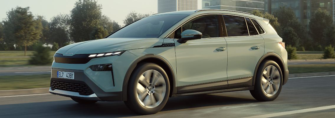 Der Škoda Elroq 50 hat einen 150 PS starken Elektromotor.