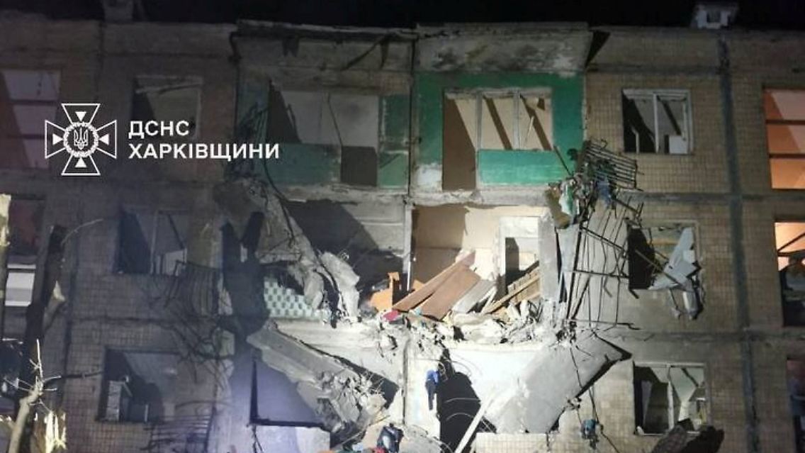 Der Angriff auf das Wohnviertel erfolgte ukrainischen Angaben zufolge gestern Abend.