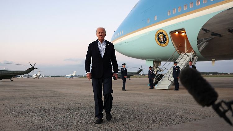 Es gibt noch viel zu tun, lässt US-Präsident Biden wissen.