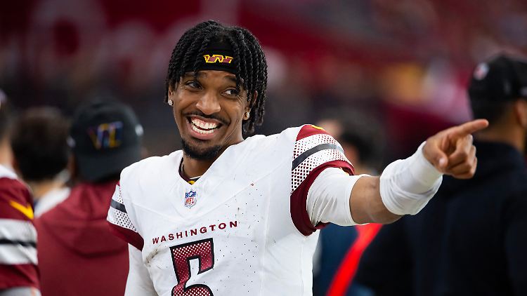 Jayden Daniels ist der Top-Rookie der NFL.