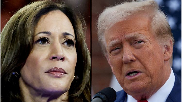 Kamala Harris oder Donald Trump? Wer das Rennen im US-Wahlkampf macht, ist exakt vier Wochen vor dem Wahltag völlig offen.