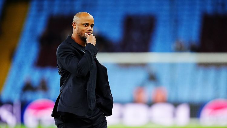 Kommt (noch) nicht ins Grübeln: Bayern-Trainer Vincent Kompany.