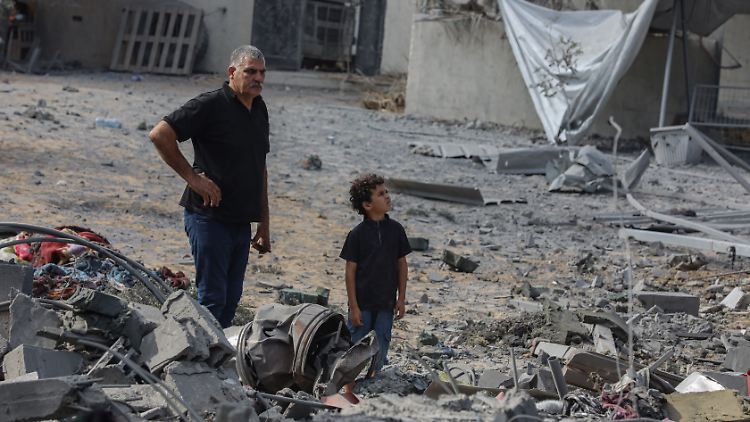 Israelische Angriffe trafen zuletzt das Zentrum des Gazastreifens.