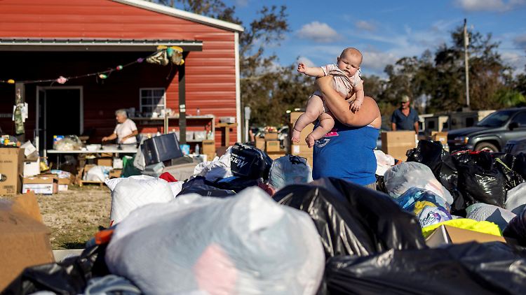 Viele Familien in Florida sind noch immer damit beschäftigt, die Folgen des vergangenen Hurrikans zu beseitigen.