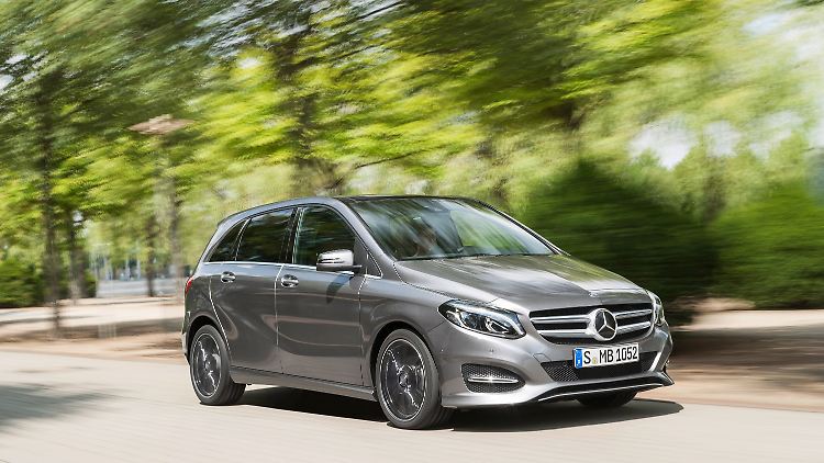 Die Mercedes B-Klasse hinterlässt bei den TÜV-Hauptuntersuchungen einen guten Eindruck.