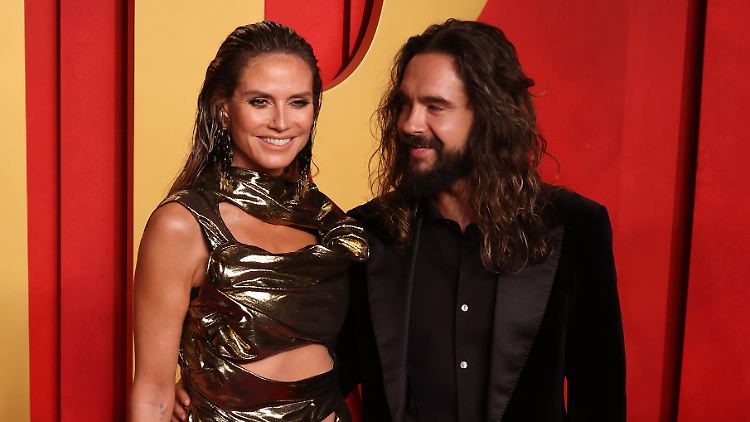Noch lächeln sie, aber an Halloween wird es gruselig für Heidi Klum und Tom Kaulitz.